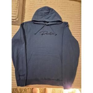 Primitive Blue Graphic Hoodie with Anime Design Small